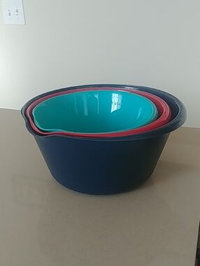 Mainstays Mixing Bowl Set, 3 Pc, Assorted Sizes